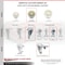 Service Caster 4 Inch Nylon Swivel 12mm Threaded Stem Caster Set with Total Lock Brake SCC SCC-TSTTL20S414-NYS-M1215-4 - alternate 3